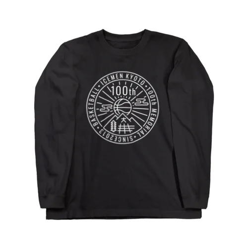 icemen kyoto 100th / black base ロングスリーブTシャツ