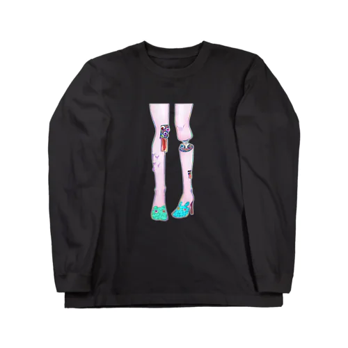 生脚ブーツ Long Sleeve T-Shirt