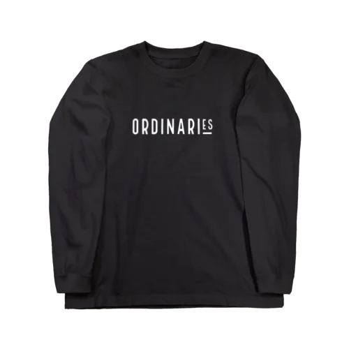 Ordinaries ロゴ ロングスリーブTシャツ