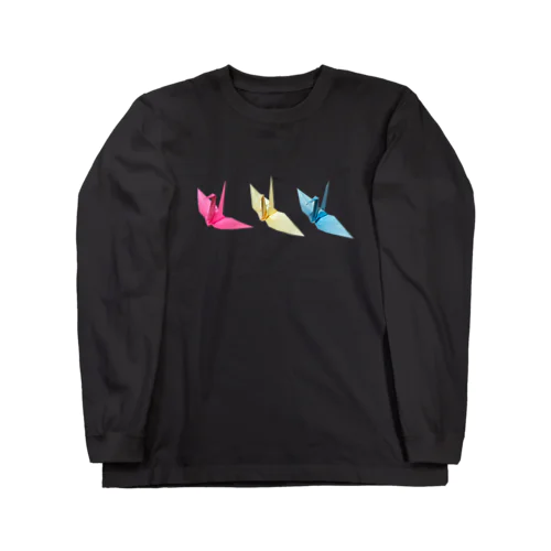 折り鶴シリーズ Long Sleeve T-Shirt