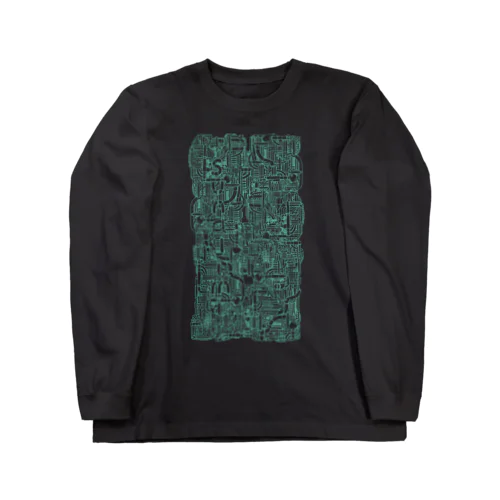 配管　グリーン Long Sleeve T-Shirt