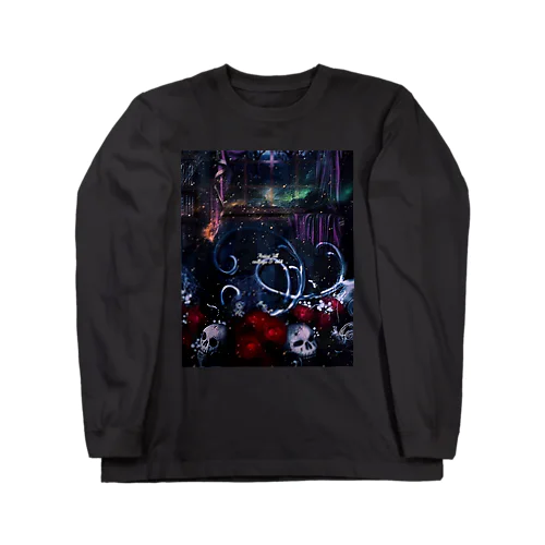 (縦長)Dark Gothic Long Sleeve T-Shirt