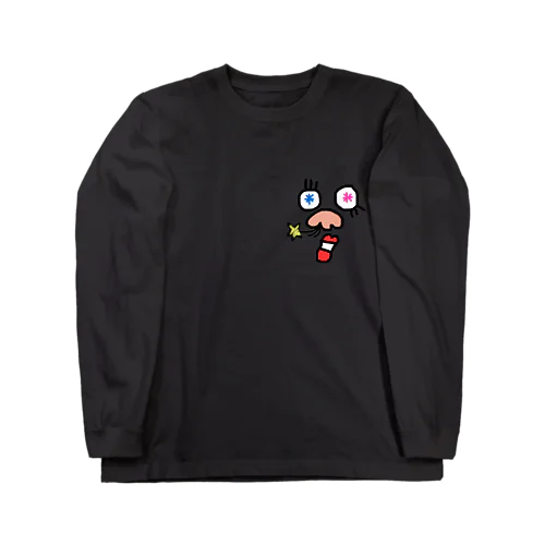 ☆らっきー鼻毛☆ Long Sleeve T-Shirt