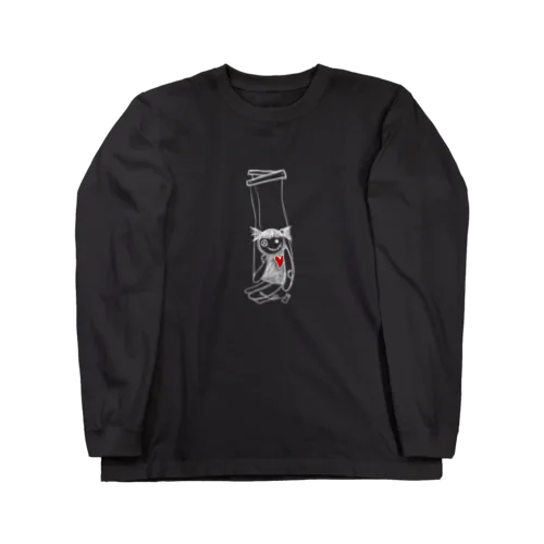 操り人形ちゃん_ホワイト Long Sleeve T-Shirt