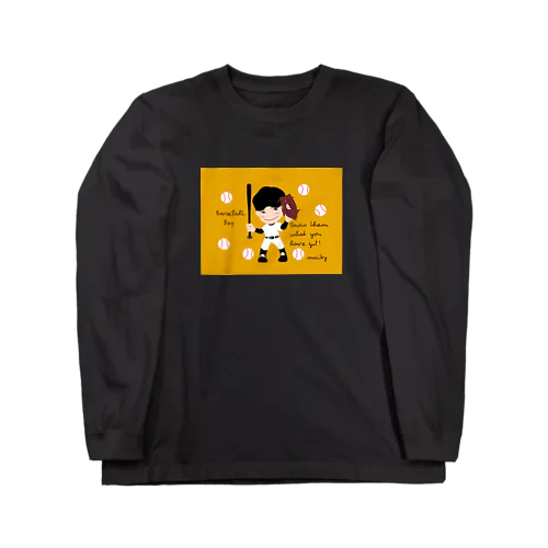 Baseball boy Long Sleeve T-Shirt