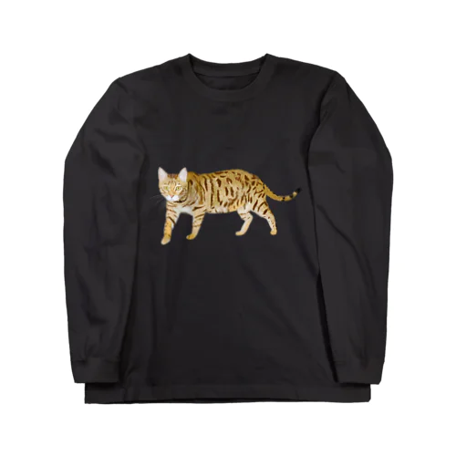 虎 猫 トイガー ロングスリーブTシャツ