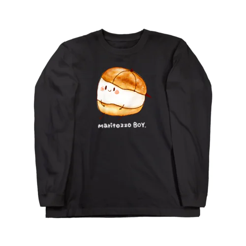 マリトッツォボーイ　白色チョークver Long Sleeve T-Shirt