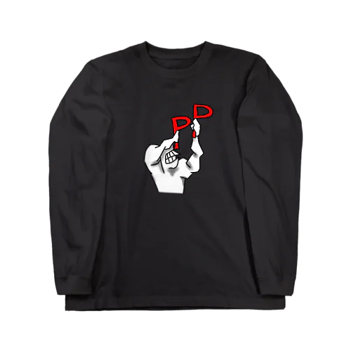 「PP」オリジナルロゴロンT ロングスリーブTシャツ