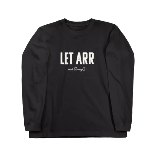 let arr 黒 ロングスリーブTシャツ