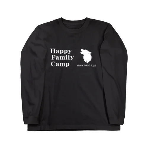 Happy Family Camp　ホワイトバージョン ロングスリーブTシャツ