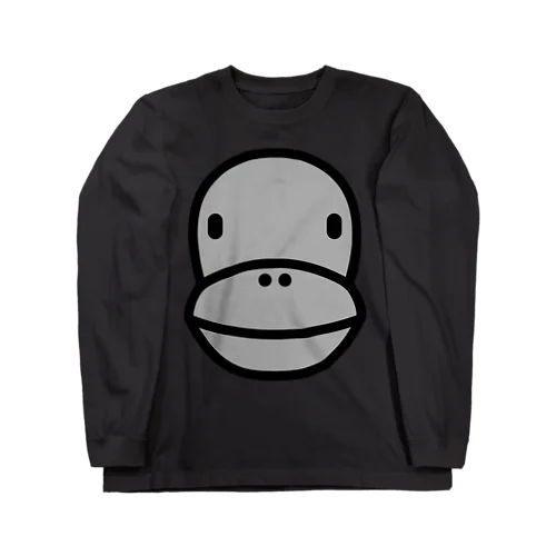 Gorilla Face ロングスリーブTシャツ