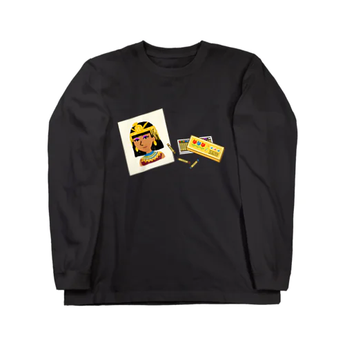 【偉人シリーズ】クレヨンパトラ Long Sleeve T-Shirt