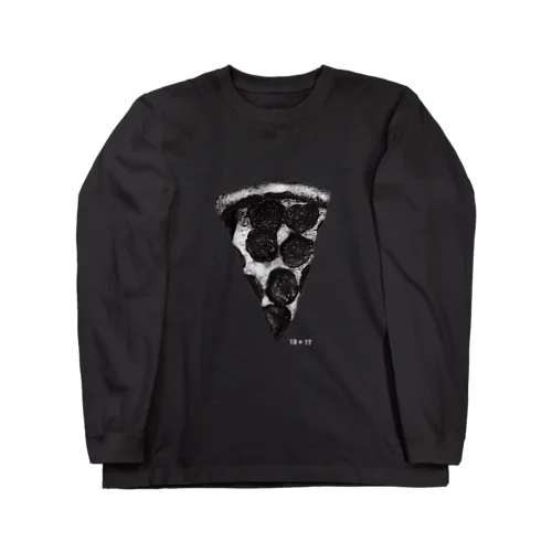 Black pizza ロングスリーブTシャツ