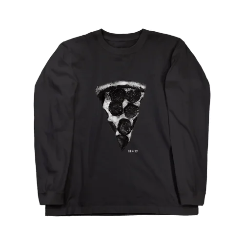 Black pizza Long Sleeve T-Shirt