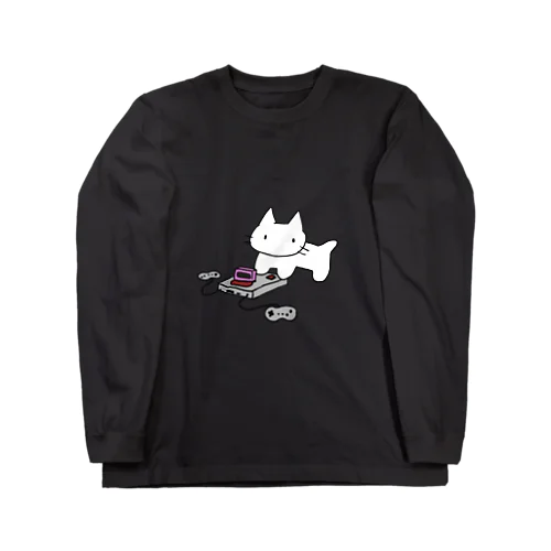 ねこオンザゲーム ロングスリーブTシャツ