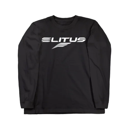 Elitus Logo-White ロングスリーブTシャツ