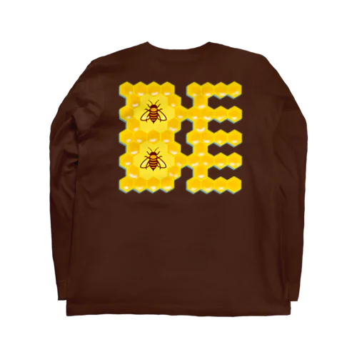 ハニカム構造(BEE） Long Sleeve T-Shirt