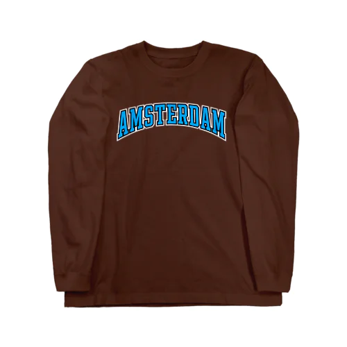 AMSTERDAM COLLEGE LOGO ロングスリーブTシャツ