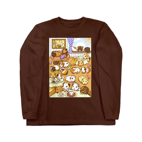 モルモットパラダイスカフェ Long Sleeve T-Shirt