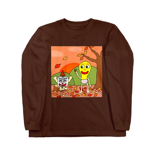 「キャンドルくんとライトくん」秋 Long Sleeve T-Shirt