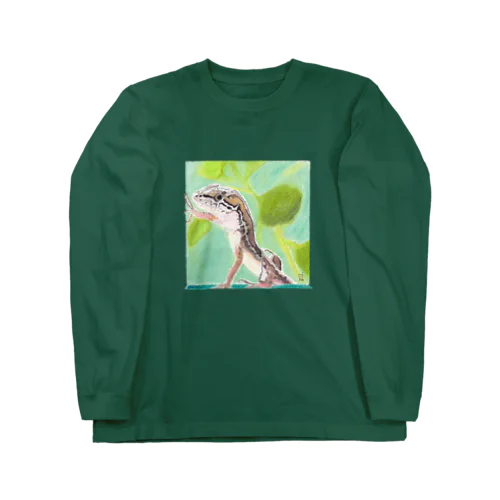 飛び出すカナヘビ① Long Sleeve T-Shirt