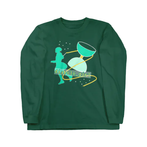 ジャグリングgirl　ディアボロ　めろんそーだ Long Sleeve T-Shirt