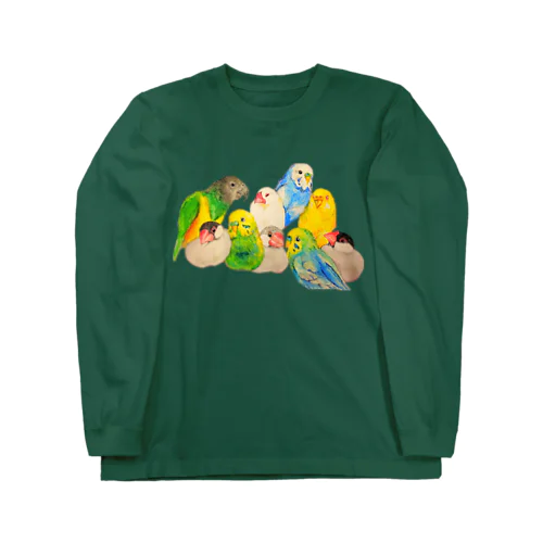 だいすき仲良し鳥さんズ Long Sleeve T-Shirt