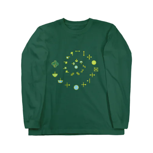 カタカムナ6首 Long Sleeve T-Shirt