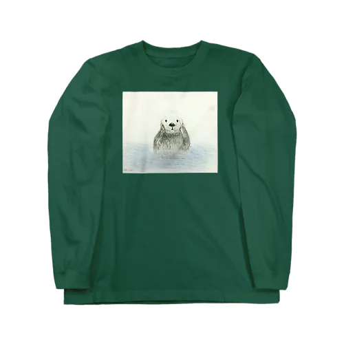 ひょっこりラッコ Long Sleeve T-Shirt