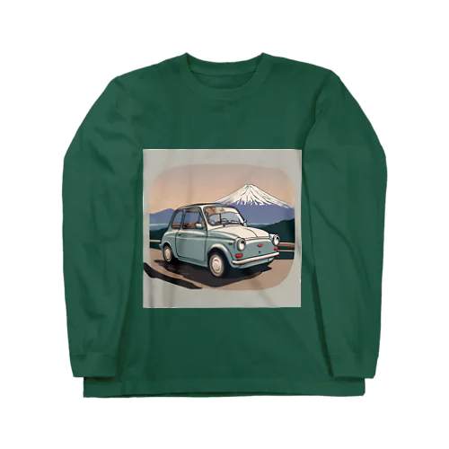 富士山まできたぜ！チンクカー Long Sleeve T-Shirt