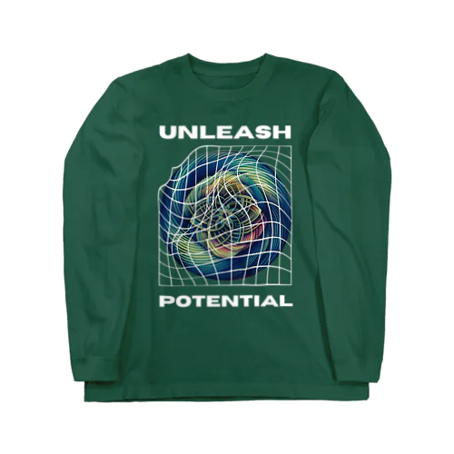 "Unleash Potential" Graphic Tee & Merch ロングスリーブTシャツ