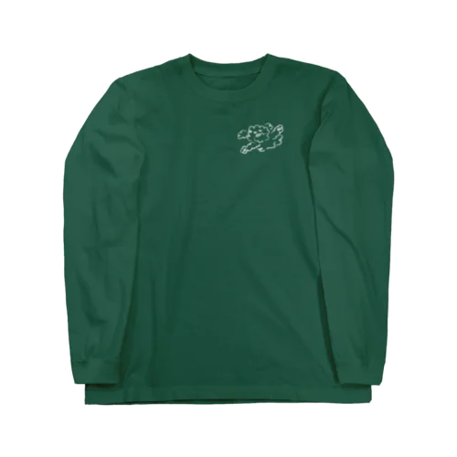 空飛ぶ白ホタ Long Sleeve T-Shirt