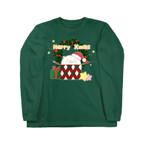 もちもちねこふく〈クリスマス〉 Long Sleeve T-Shirt