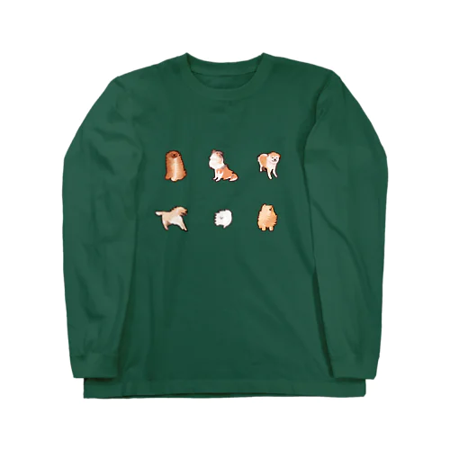 立ち向かう犬 Long Sleeve T-Shirt