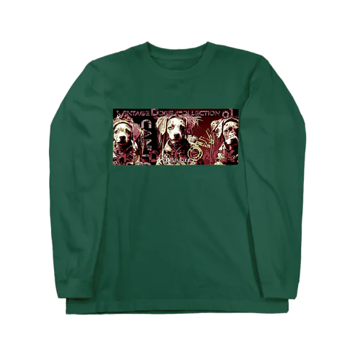 Vintage Dogs Collection 01_D Cut ロングスリーブTシャツ