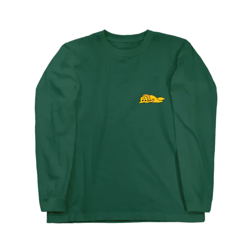 仰臥猫カラー（改） Long Sleeve T-Shirt