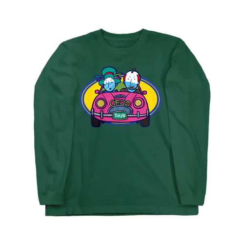 Oedo Drive／濃色ロングスリーブTシャツ Long Sleeve T-Shirt