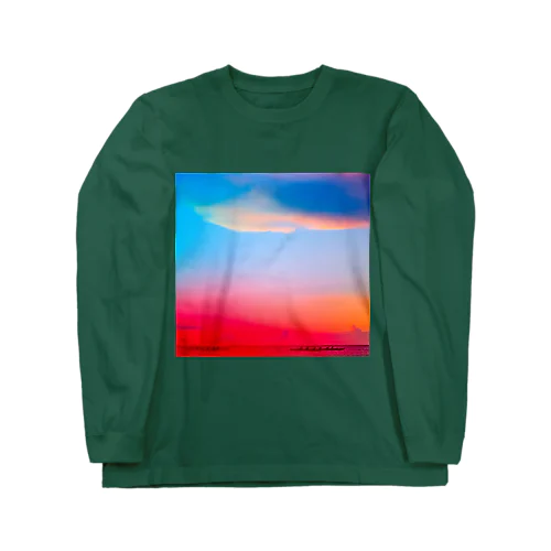 赤富士ひのまる空 Long Sleeve T-Shirt