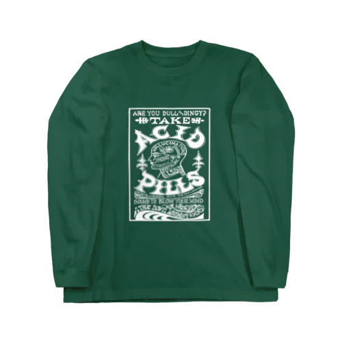 TAKE ACID PILLS_WHT Long Sleeve T-Shirt