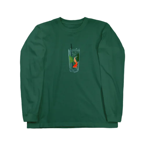 金魚サワー（赤） Long Sleeve T-Shirt