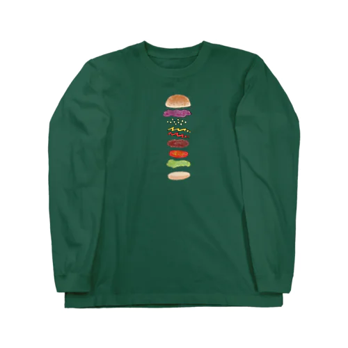 ハンバーガー Long Sleeve T-Shirt