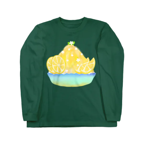 蜂蜜レモンかき氷 Long Sleeve T-Shirt