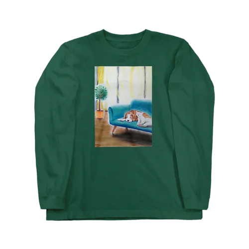 「一緒に昼寝」ミズノ リエ Long Sleeve T-Shirt