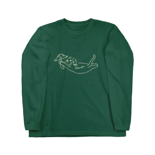 まめちゃんとキノコ Long Sleeve T-Shirt