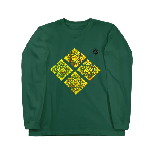 バリ菱ｘ4　金風 Long Sleeve T-Shirt