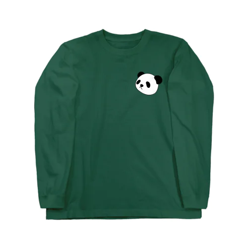 ちょっと横向きパンダくん Long Sleeve T-Shirt