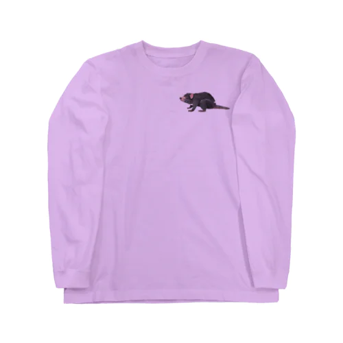 タスマニアデビル (ワンポイント) Long Sleeve T-Shirt