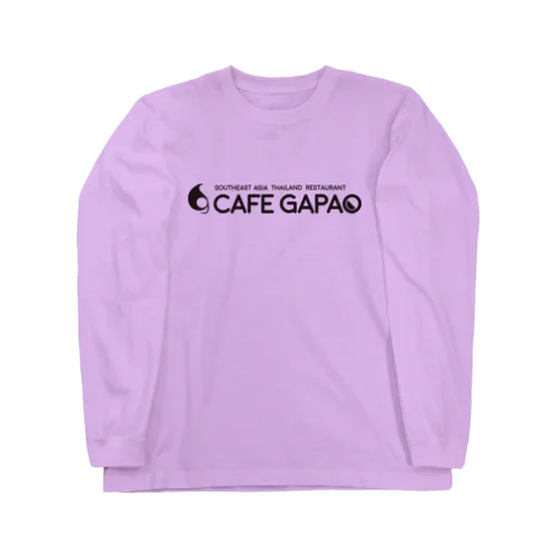 カフェガパオ公式ロゴグッズ ロングスリーブTシャツ