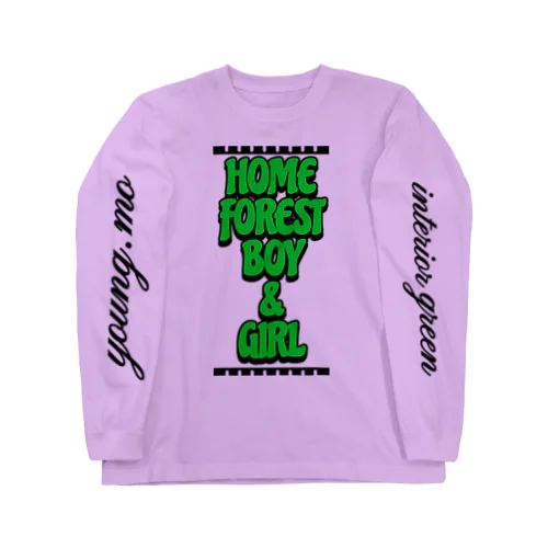 "FOREST" home mori boy & girls Long Sleeve T-Shirt