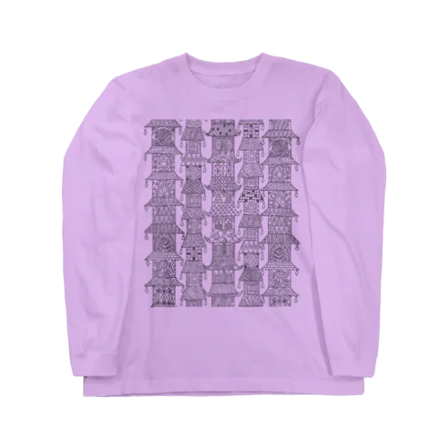 TSUTOMUiDa_drawing23_ENDLESS PAGODA Long Sleeve T-Shirt